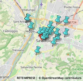 Mappa Via Racchetta, 41049 Sassuolo MO, Italia (1.21684)