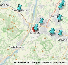 Mappa Via Racchetta, 41049 Sassuolo MO, Italia (4.78667)
