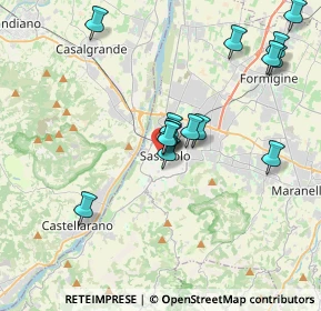 Mappa Piazzale Roverella, 41049 Sassuolo MO, Italia (3.746)