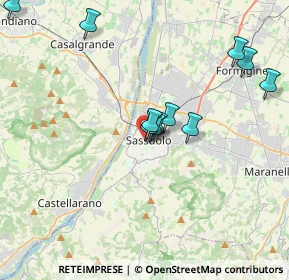 Mappa Via Racchetta, 41049 Sassuolo MO, Italia (3.62182)
