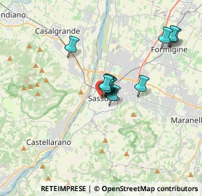 Mappa Via Racchetta, 41049 Sassuolo MO, Italia (2.385)
