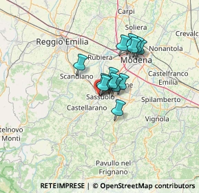 Mappa Via Racchetta, 41049 Sassuolo MO, Italia (8.11286)