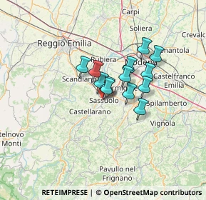 Mappa Via Racchetta, 41049 Sassuolo MO, Italia (8.76462)