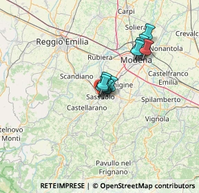 Mappa Via Racchetta, 41049 Sassuolo MO, Italia (9.72462)