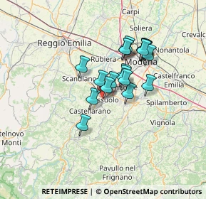 Mappa Via Racchetta, 41049 Sassuolo MO, Italia (10.558)