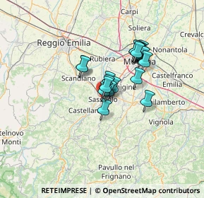 Mappa Via Racchetta, 41049 Sassuolo MO, Italia (9.5375)