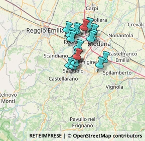 Mappa Piazzale Roverella, 41049 Sassuolo MO, Italia (9.19)