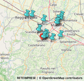 Mappa Piazzale Roverella, 41049 Sassuolo MO, Italia (10.90375)