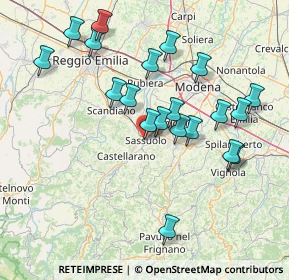 Mappa Via Racchetta, 41049 Sassuolo MO, Italia (15.3575)