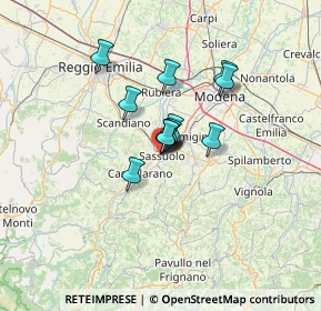 Mappa Via Racchetta, 41049 Sassuolo MO, Italia (8.02833)