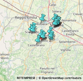 Mappa Via Racchetta, 41049 Sassuolo MO, Italia (10.1245)