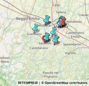 Mappa Via Racchetta, 41049 Sassuolo MO, Italia (11.251)