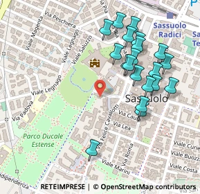 Mappa Via Racchetta, 41049 Sassuolo MO, Italia (0.252)