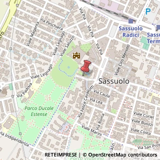 Mappa via Racchetta, 2, 41049 Sassuolo, Modena (Emilia Romagna)