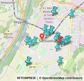 Mappa Piazzale Roverella, 41049 Sassuolo MO, Italia (0.8935)