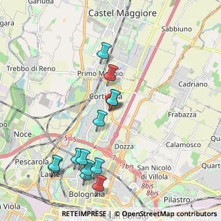 Mappa Via Arturo Solari, 40128 Bologna BO, Italia (2.22385)