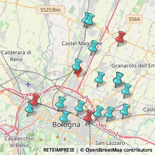 Mappa Via Arturo Solari, 40128 Bologna BO, Italia (4.94667)