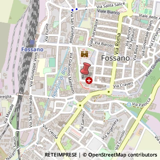 Mappa Via dell' Ospedale, 37, 12045 Fossano, Cuneo (Piemonte)