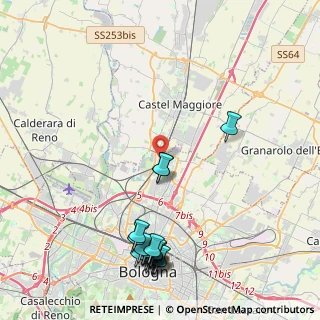 Mappa Via Amilcare Bortolotti, 40128 Bologna BO, Italia (5.366)