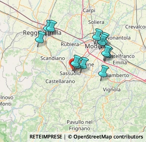 Mappa Via San Giacomo, 41049 Sassuolo MO, Italia (12.14667)