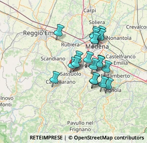 Mappa Via San Giacomo, 41049 Sassuolo MO, Italia (10.62684)