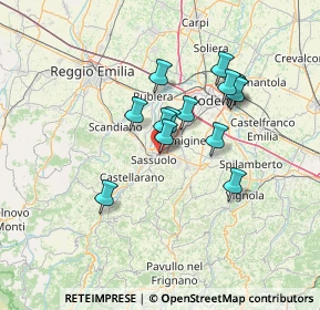 Mappa Via San Giacomo, 41049 Sassuolo MO, Italia (11.11714)