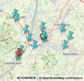 Mappa Via San Giacomo, 41049 Sassuolo MO, Italia (3.725)