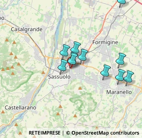 Mappa Via San Giacomo, 41049 Sassuolo MO, Italia (3.17636)