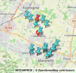 Mappa Piazza Carta Costituzionale, 41042 Fiorano modenese MO, Italia (1.8185)