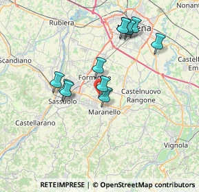 Mappa Piazza Carta Costituzionale, 41042 Fiorano modenese MO, Italia (6.72818)