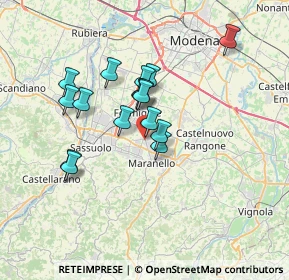 Mappa Piazza Carta Costituzionale, 41042 Fiorano modenese MO, Italia (5.77438)