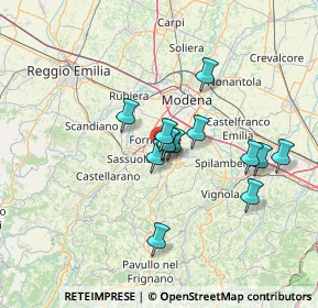 Mappa Piazza Carta Costituzionale, 41042 Fiorano modenese MO, Italia (10.92)