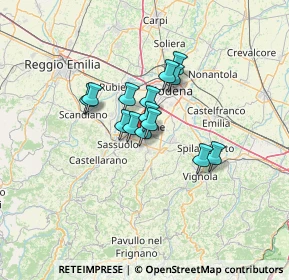 Mappa Piazza Carta Costituzionale, 41042 Fiorano modenese MO, Italia (8.52214)