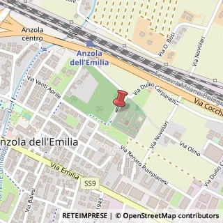 Mappa Via Don Giovanni Minzoni, 16, 40011 Anzola dell'Emilia, Bologna (Emilia Romagna)