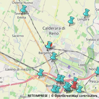 Mappa Via Torretta, 40012 Calderara di Reno BO, Italia (3.48824)