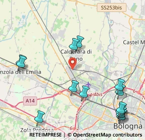 Mappa Via Torretta, 40012 Calderara di Reno BO, Italia (5.58786)