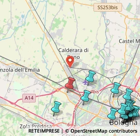 Mappa Via Torretta, 40012 Calderara di Reno BO, Italia (7.4225)