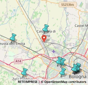 Mappa Via Torretta, 40012 Calderara di Reno BO, Italia (6.59667)
