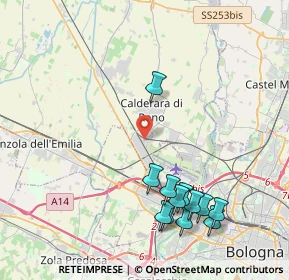 Mappa Via Torretta, 40012 Calderara di Reno BO, Italia (4.7075)