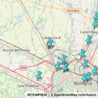 Mappa Via Torretta, 40012 Calderara di Reno BO, Italia (6.34214)