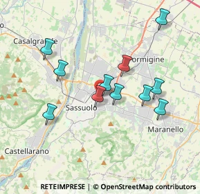 Mappa Viale Sant'Andrea, 41049 Sassuolo MO, Italia (3.43455)