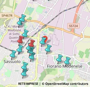 Mappa Viale Sant'Andrea, 41049 Sassuolo MO, Italia (1.19556)