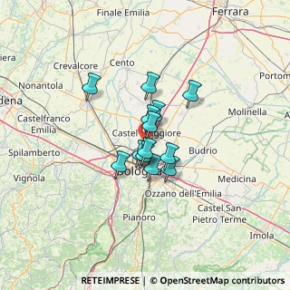 Mappa Via George Gordon Byron, 40128 Bologna BO, Italia (8.10462)