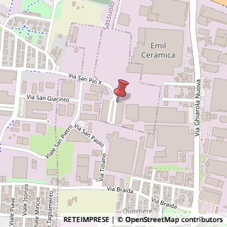 Mappa Viale San Pio Decimo, 171, 41049 Sassuolo, Modena (Emilia Romagna)