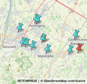 Mappa Via Viazza II Tronco, 41042 Fiorano Modenese MO, Italia (3.82727)