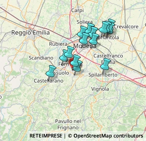 Mappa Via Viazza II Tronco, 41042 Fiorano Modenese MO, Italia (12.19438)