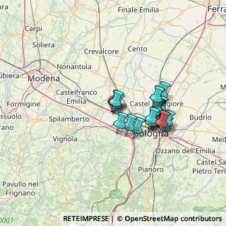 Mappa Via Nino Bonfiglioli, 40011 Anzola dell'Emilia BO, Italia (10.9015)