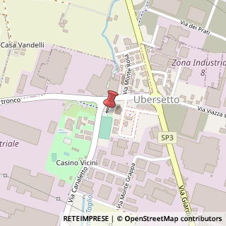 Mappa Via del Canaletto, 191E, 41042 Fiorano Modenese, Modena (Emilia Romagna)