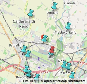 Mappa Via Ungheri, 40012 Calderara di Reno BO, Italia (2.72467)