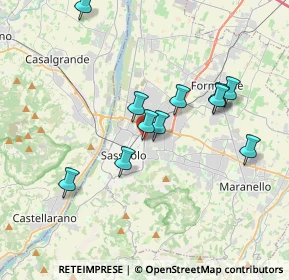 Mappa Via Circonvallazione Nordest, 41049 Sassuolo MO, Italia (3.82833)